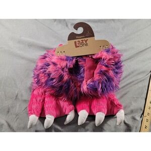 Lazy One‎ Monster Paw Slippers for Kids and Adults, Men 4-7 Women 5-8 sz Large